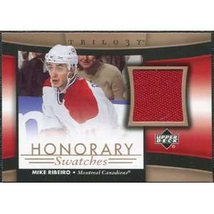   Deck Trilogy Honorary Swatches #HSRI Mike Ribeiro Sports Collectibles