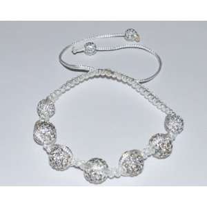  Swarovski Crystal Clear 12mm Pave Ball Beads Unisex 