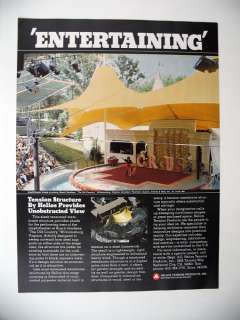 Helios Tension Products Busch Gardens Williamsburg 1979 print Ad 
