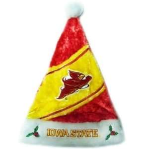  Iowa State Cyclones Color Block Santa Hat   Himo Style 