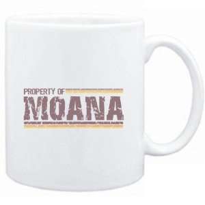  Mug White  Property of Moana   Vintage  Female Names 