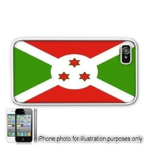  Burundi Flag Apple Iphone 4 4s Case Cover White 