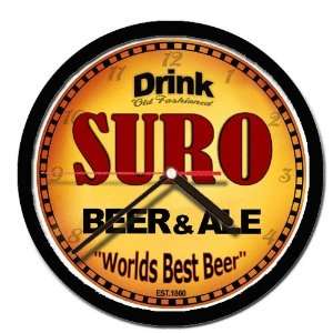  SURO beer and ale cerveza wall clock 