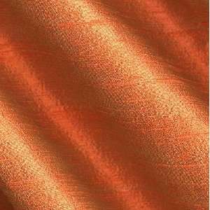   Dupioni Silk Fabric Orange Moon By The Yard Arts, Crafts & Sewing