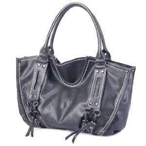  LSQ00711BK Black Deyce Urban PU Women Bucket Bag Beauty