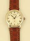 accurist ls900s britannia silver leather strap watch authorised uk 