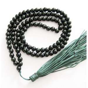 108 Dark Agate Beads Tibetan Buddhist Prayer Japa Mala 