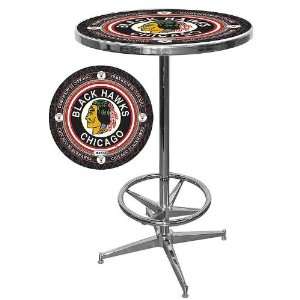  NHL Vintage Chicago Blackhawks Pub Table Electronics