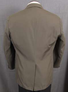 Brooks Brothers vintage green poplin three button sack suit, ~44R 
