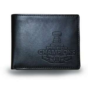  NHL Boston Bruins Stanley Cup Champs 2011 Black Leather 