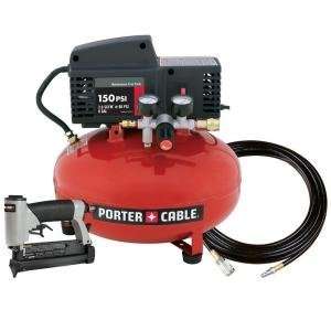  Porter Cable Pin Nailer and Air Compressor Combo Kit