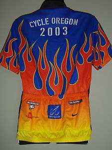 Womens SUGOI Cycling Jersey  LARGE  Cycle Oregon 2003  Hells Canyon 
