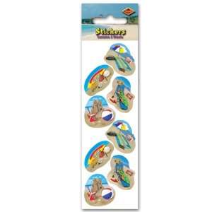  Summer Beach Party Stickers Case Pack 276
