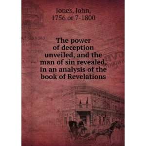   analysis of the book of Revelations John, 1756 or 7 1800 Jones Books