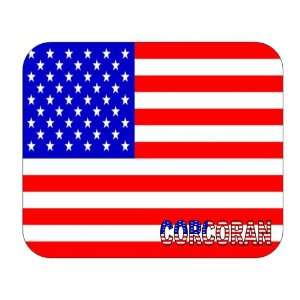  US Flag   Corcoran, California (CA) Mouse Pad Everything 