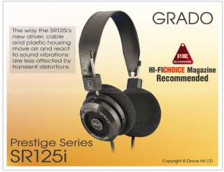 Grado Labs SR125i Prestige Series Audiophile Headphones  
