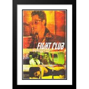 Fight Club 20x26 Framed and Double Matted Movie Poster   Style P 