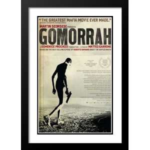 Gomorrah 32x45 Framed and Double Matted Movie Poster   Style A   2008