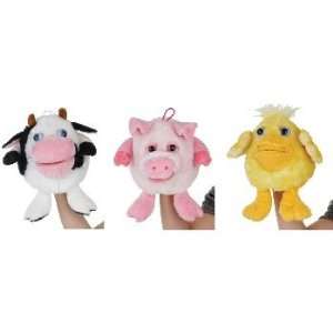   Assorted Hand Puppets With Sound Case Pack 12