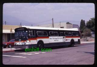 Original Slide, Los Angeles SCRTD Bus #6111, in 1982  