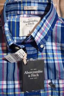   Abercrombie Fitch A&F Hollister Mens BUSHNELL FALLS Shirt $85  