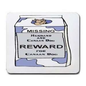   Husband and Canan Dog Reward for Canan Dog Mousepad