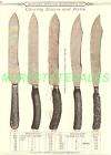 1884 Russel Green River Works Stag Carving Knife AD