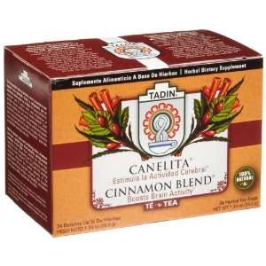 Tadin Tea, Canelita (Cinnamon Blend) Tea, 24 Count Tea Bags (Pack of 