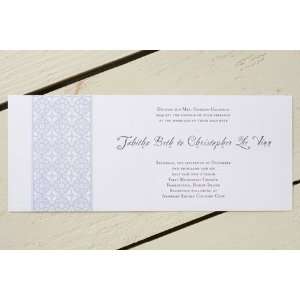  Floral Pattern Stripe Wedding Invitations by The H 