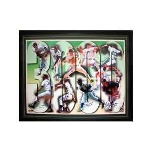 3,000 Strikeouts 10 Signature Framed 36x24 Lithograph  
