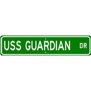  USS GUARDIAN MCM 5 Street Sign   Navy
