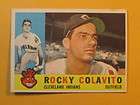 1960 Topps Rocky Rocco Colavito Cleveland Indians Card 400  