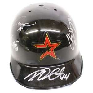   Astros Signed Mini Helmet Psa/dna Oswalt Williams + 3 