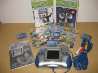LEAPSTER L MAX BUNDLE~7 GAMES~TV CABLE~ WITHIN 1 DAY 