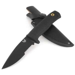  Benchmade Rant Pardue Black Drop Point Hunter Knife 