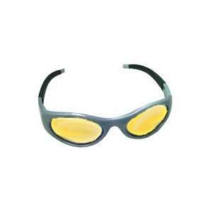  Stingers High Impact Safety Glasses   Silver Frames/Yellow 
