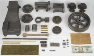 Large 1/4 hp Live Steam Mill Engine Casting Kit 6CI  
