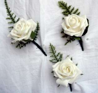 WEDDING BOUQUET SET, Calla Lillies, Tiger Lilles & Roses Pink/Ivory 