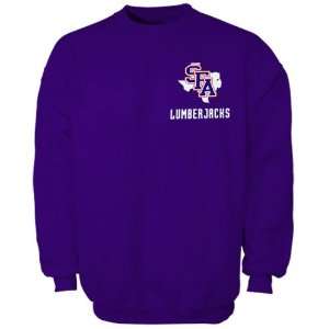  Stephen F. Austin Lumberjacks Purple Keen Crew Sweatshirt 