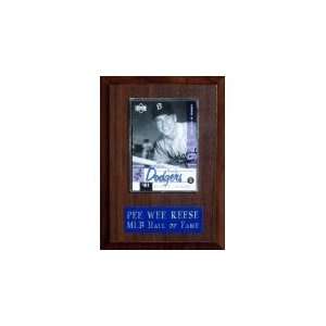 Pee Wee Reese 4.5 x 6.5 Plaque 