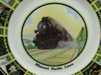 Vintage Missouri Pacific State Flowers Dinner Service Plate Railroad 