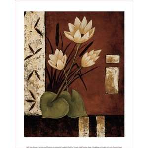  Lotus Silhouette II Finest LAMINATED Print Krista Sewell 