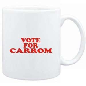  Mug White  VOTE FOR Carrom  Sports