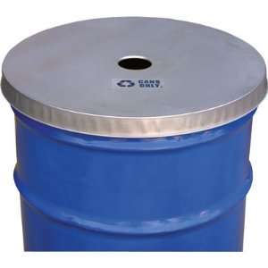  Vestil Galvanized Steel Recycling Drum Cover   Model# CAN 