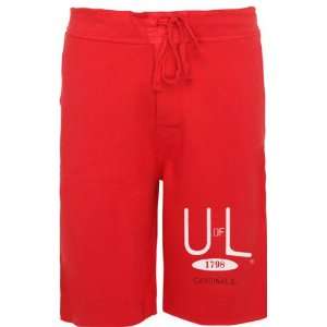  Louisville Cardinals Red Fleece Shorts