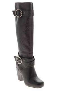 Lucky Brand Candice Womens Knee High Boots Black Medium Leather 9 
