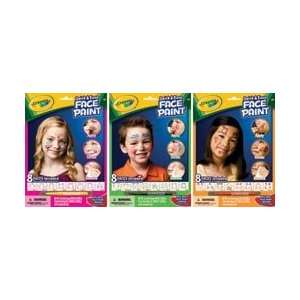Crayola Quick & Easy Face Paint Kit Assortment 3 Designs  