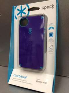 NEW IPHONE 4 4S SPECK CANDYSHELL SEADRAGON PURPLE CASE COVER  