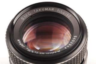 Pentax SMC Takumar M42 Screw Mount 50mm f1.4 Lens Nice  