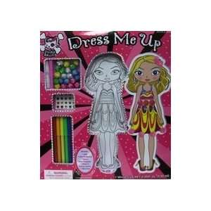  Pinky Skull Dress Me Up Doll Crafts Kit, (Pink) Toys 